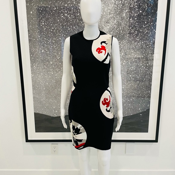 Alexander McQueen Floral Intarsia Dress - Picture 1 of 10